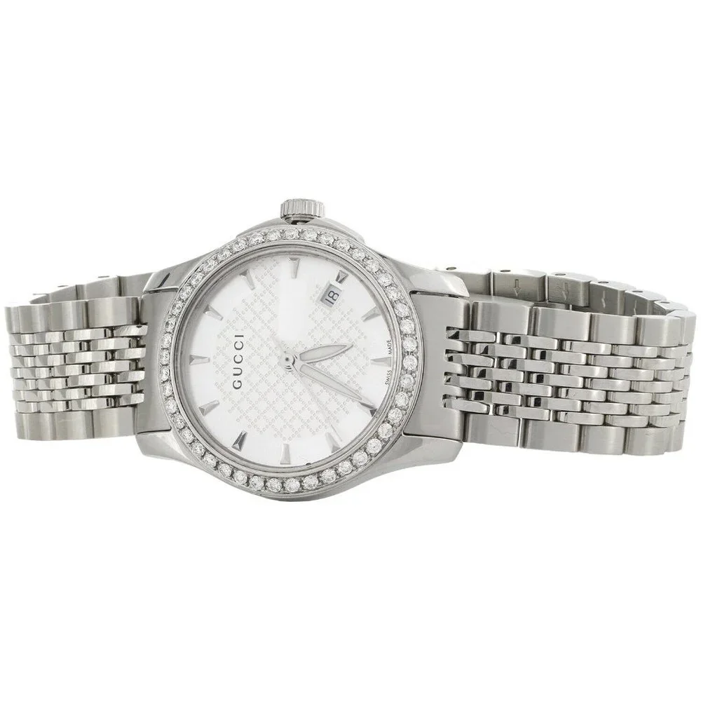 Gucci Custom .6 CT Diamond Watch - Picture 4 of 5